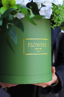 flowerbox Gertano w zielonym pudełku, wys.50cm