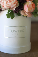 Celina, kompozycja kwiatowa / bukiet / flowerbox, wys.22cm