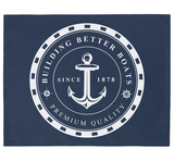 serwety na stół dekoracyjne granatowe Marynistyczne 2szt.