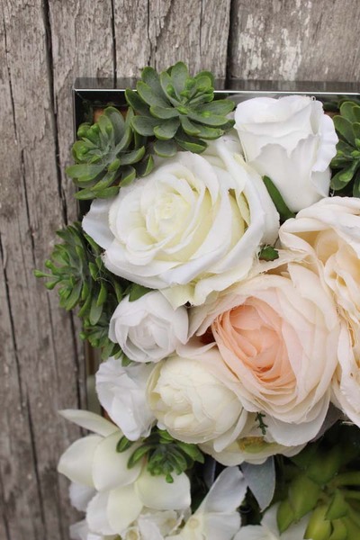 Beauty, kwietna rama jednostronna, wym.80x60cm