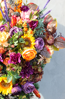 dekoracja / wiązanka nagrobna Jesienna, dł.100cm