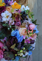 kolorowy i radosny wianek, Edyta, śr.35cm