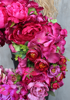 bardzo gęsty wianek na drzwi Noella, śr.50cm  