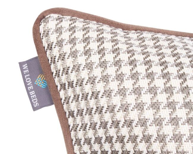 poduszka dekoracyjna Check Milk Chocolate 60x60