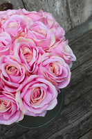 kompozycja kwiatowa / bukiet Flowerbox Różowa Aura, wys.37cm