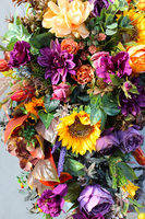 dekoracja / wiązanka nagrobna Jesienna, dł.100cm