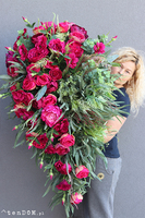 wiązanka nagrobna, Luiza New, dł.130cm