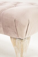 Celebration Champagne, ława z aksamitnym obiciem, wym.41x99x42cm