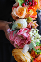 dekoracyjny wianek Orange Moments, śr.36cm