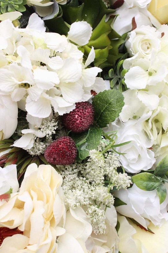 Beauty, kwietna rama jednostronna, wym.80x60cm