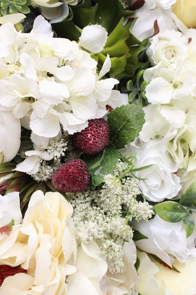 Beauty, kwietna rama jednostronna, wym.80x60cm