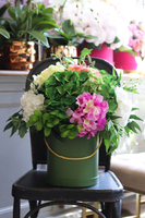 flowerbox Gertano w zielonym pudełku, wys.50cm