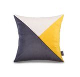 Geometric London, poduszka dekoracyjna welurowa, wym.45x45cm