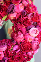 bardzo bogaty wianek na drzwi, Tivoli, śr.50cm 