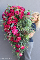 wiązanka nagrobna, Luiza New, dł.130cm