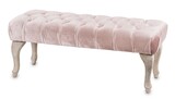 Celebration Pink, ława z aksamitnym obiciem, wym.41x100x41cm