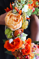 dekoracyjny wianek Orange Moments, śr.36cm