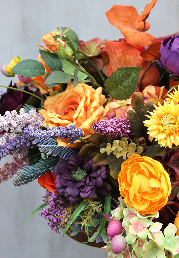 barwny kosz Jesienna Zorza, wym.64x44x44cm 