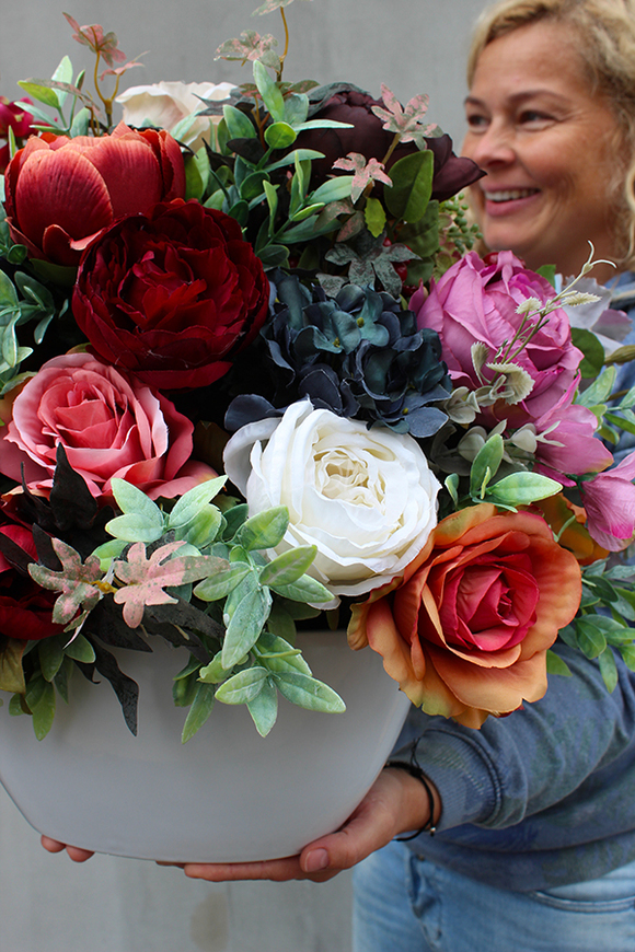 bukiet / kwiatowa kompozycja England Ballano, wys.36cm