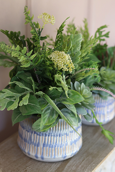 Lamano 1, efektowna kompozycja Sukulenty w ceramicznym naczyniu, wys. 40cm