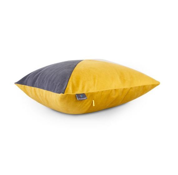 Geometric London, poduszka dekoracyjna welurowa, wym.45x45cm