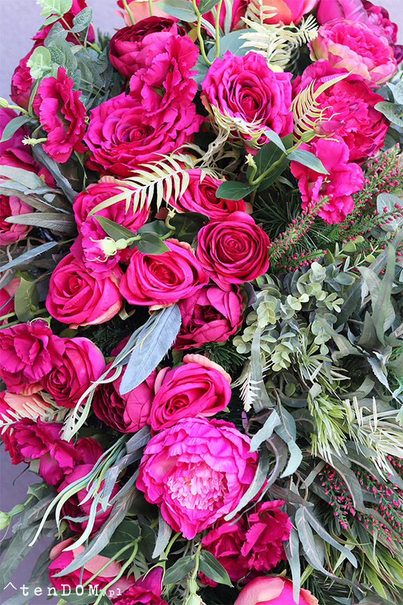 wiązanka nagrobna, Luiza New, dł.130cm