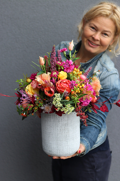 jesienna kompozycja kwiatowa, Morenna, wys.50cm 