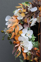 bajeczny wianek na drzwi ze storczykiem, Orchid Fall, śr.55cm 