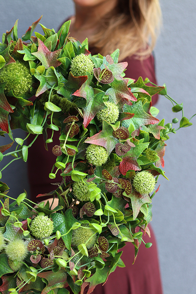 duży zielony wianek, Elswood Green, śr.45cm  