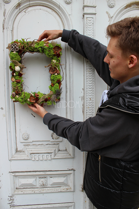 Forrest jednostronne "okienko" w okno lub na ścianę, 40x33cm 