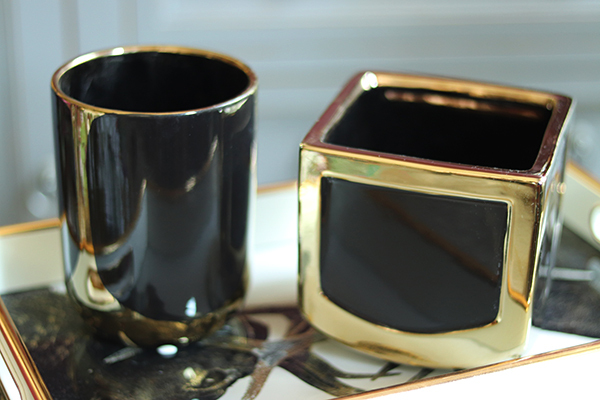 Gold&Black Revolta, elegancka osłonka glamour, wym.14x11cm