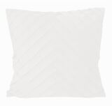 Harmony, elegancka welwetowa poszewka, biel, wym.45x45cm