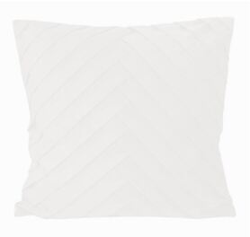 Harmony, elegancka welwetowa poszewka, biel, wym.45x45cm