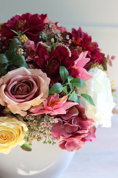 Camilla Bordo, kompozycja kwiatowa / bukiet w donicy Cinderella, wys.32cm