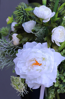 nagrobny bukiet z kallą, Kallito Biel, wys.58cm 