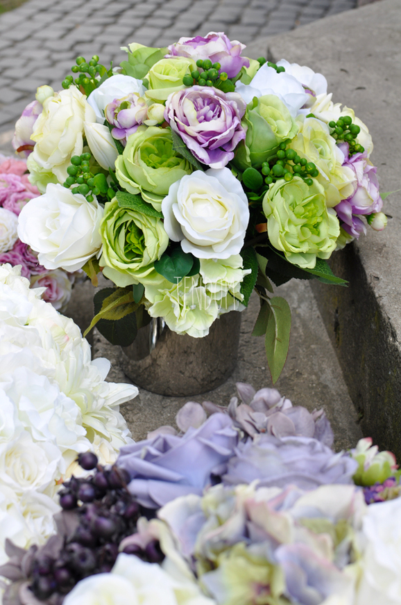 dekoracja kwiatowa Memory, wys.36cm