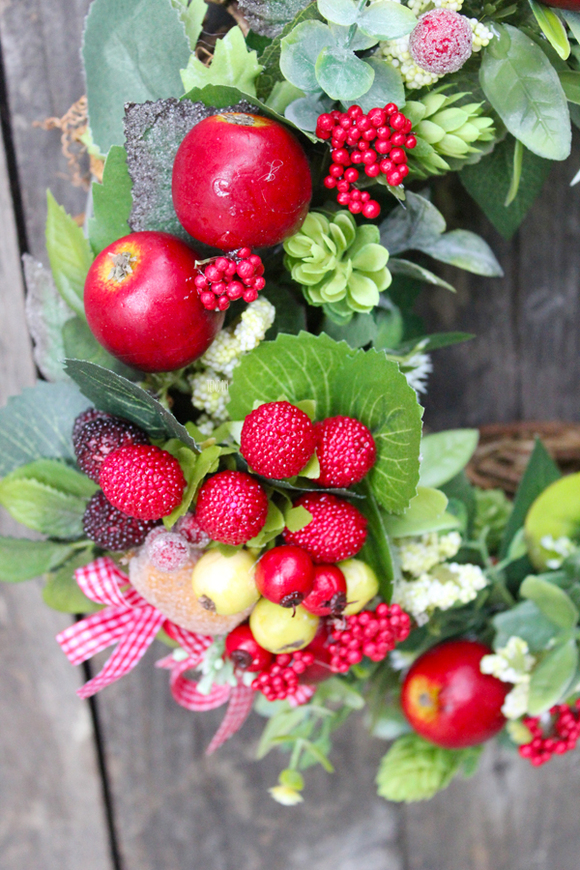 jesienny wianek Autumn Apples, śr.33cm  