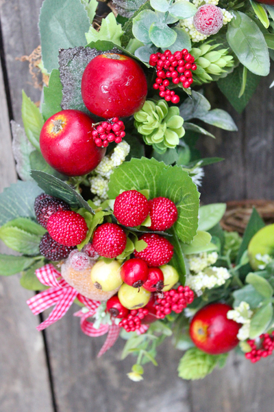 jesienny wianek Autumn Apples, śr.33cm  