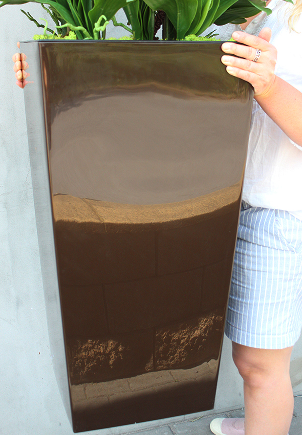 Chocolate Mediolan Grande, duży storczyk w wysokiej donicy, wys.155cm