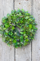 Ziołowy wianek dekoracyjny, śr.32cm