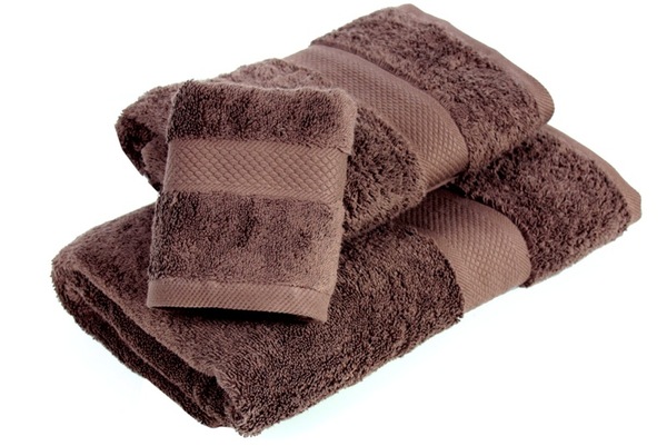 bawełniany ręcznik Carmen kawowy, wym.50x100cm