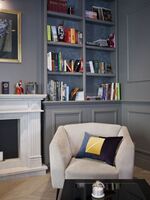 Geometric Singapore, poduszka dekoracyjna welurowa, wym.40x60cm