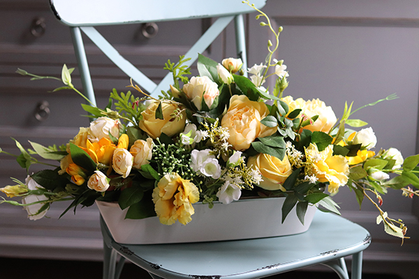 Gwatemala, słoneczna dekoracja kwiatowa, wys.30cm