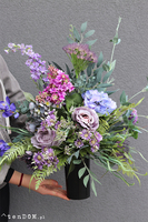 Della Fiolettina, bukiet nagrobny, wym.65x60cm 