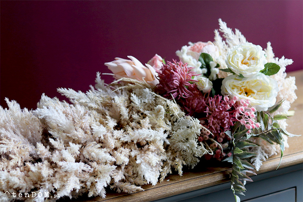 Elisabetta, girlanda wisząca do dekoracji, dł.100cm