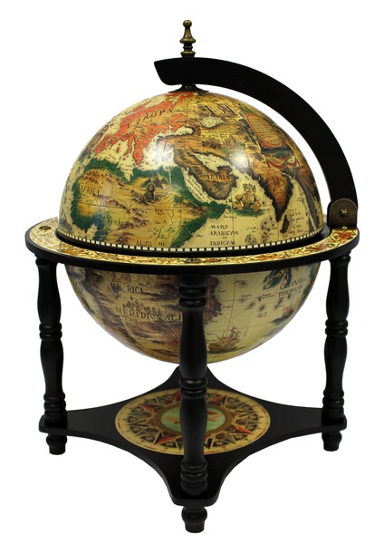 globobarek Erdhart, barek w globusie, wym. 57x42cm