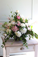 Karolitta, komplet dekoracji nagrobnych, kompozycja + bukiet