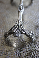 OD RĘKI posrebrzane koziołki pod sztućce, Pałacowe, 6 sztuk