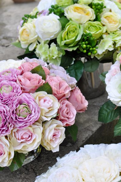 dekoracja kwiatowa Memory, wys.36cm