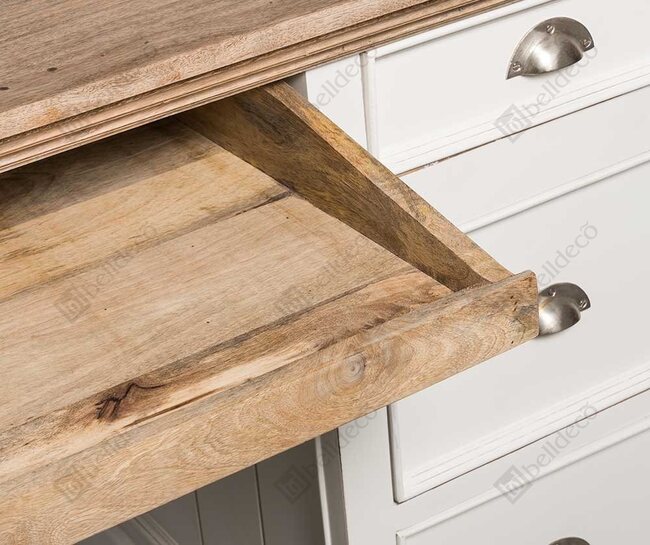 biurko z szufladami Bristol White wym.150x70x80cm